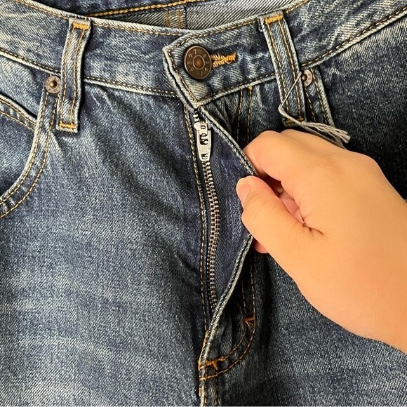 6397 NWT Slim Skinny Jeans Women’s Size 26 Clean Dark High Rise Italian Denim - Picture 10 of 15